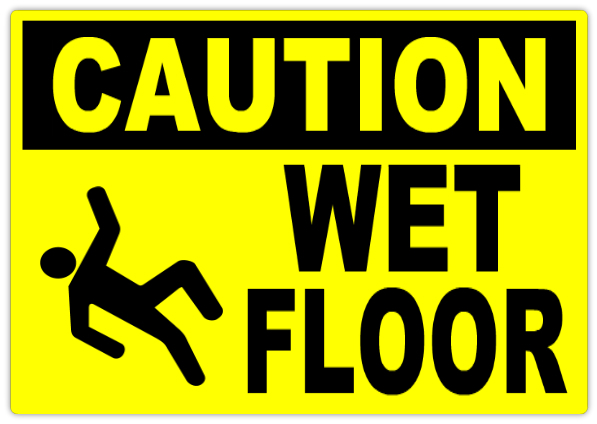 Caution Wet Floor Sign Printable - Printable Templates