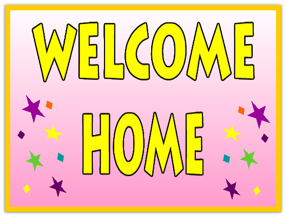 Free Printable Welcome Home Sign Template - Printable Templates